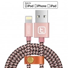 Fast Apple iPhone Charging Cable USB Syncing Charging Cord for iPhone 7 6 6s 5S SE,iPad Air Mini,iPod Nano -Rose Gold  Apple iPhone Charger Lightning Cable Free shipping! 